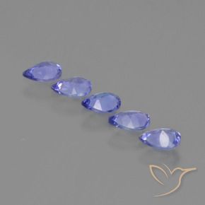 Shop natural 1.29ct Bleu violet intense Tanzanite gems, En forme de poire, from Tanzanie at GemSelect. In stock, global shipping!