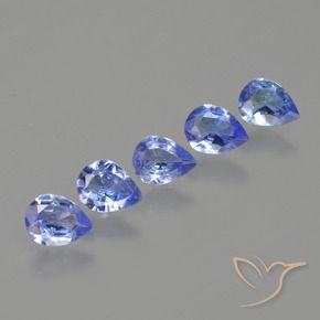 Shop natural 1.36ct Bleu pastel Tanzanite gems, En forme de poire, from Tanzanie at GemSelect. In stock, global shipping!