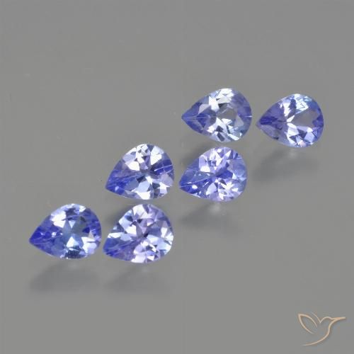 1.77ctw Naturel Bleu foncé Tanzanite, En forme de poire, VS