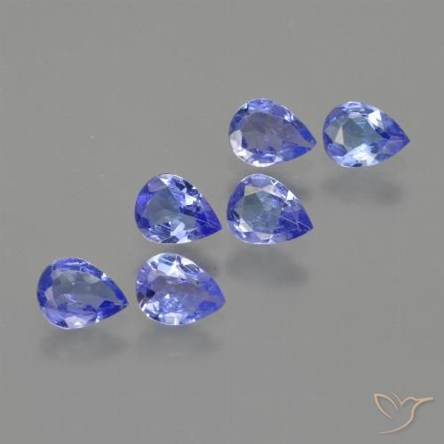 Achetez naturel 1.60ct Bleu violet intense Tanzanite gems, En forme de poire, En provenance Tanzanie chez GemSelect. En stock, livraison internationale!