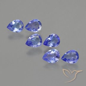 Achetez naturel 1.60ct Bleu violet intense Tanzanite gems, En forme de poire, En provenance Tanzanie chez GemSelect. En stock, livraison internationale!