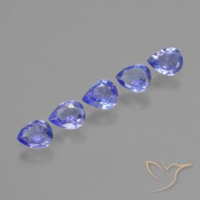 Shop natural 1.27ct Bleu violet intense Tanzanite gems, En forme de poire, from Tanzanie at GemSelect. In stock, global shipping!