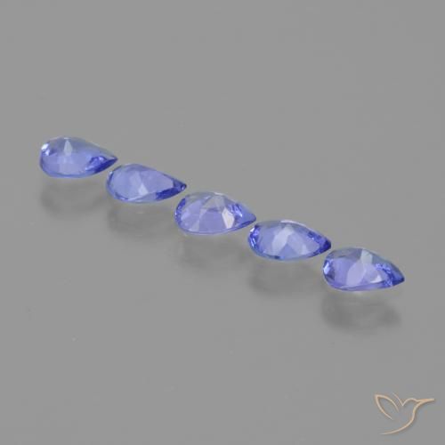 Shop natural 1.25ct Bleu violet intense Tanzanite gems, En forme de poire, from Tanzanie at GemSelect. In stock, global shipping!