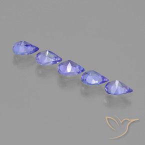 Achetez naturel 1.48ct Bleu violet intense Tanzanite gems, En forme de poire, En provenance Tanzanie chez GemSelect. En stock, livraison internationale!