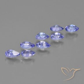 Shop natural 1.89ct Bleu violet intense Tanzanite gems, En forme de poire, from Tanzanie at GemSelect. In stock, global shipping!