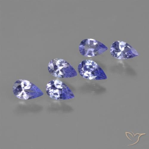 1.32ctw Naturel Bleu violet intense Tanzanite, En forme de poire, VS