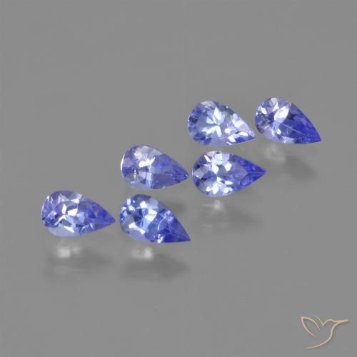 Achetez naturel 1.43ct Bleu moyen Tanzanite gems, En forme de poire, En provenance Tanzanie chez GemSelect. En stock, livraison internationale!