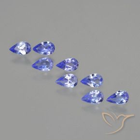 Shop natural 1.29ct Bleu violet intense Tanzanite gems, En forme de poire, from Tanzanie at GemSelect. In stock, global shipping!
