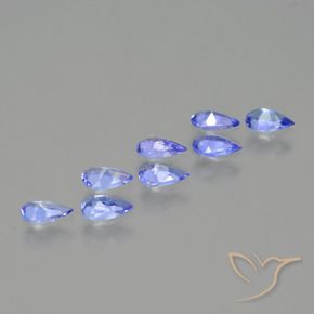 Shop natural 1.29ct Bleu violet intense Tanzanite gems, En forme de poire, from Tanzanie at GemSelect. In stock, global shipping!