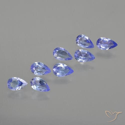 Shop natural 1.55ct Bleu violet intense Tanzanite gems, En forme de poire, from Tanzanie at GemSelect. In stock, global shipping!