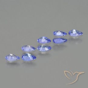 Shop natural 1.46ct Bleu violet intense Tanzanite gems, En forme de poire, from Tanzanie at GemSelect. In stock, global shipping!