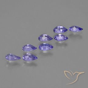 Shop natural 1.55ct Bleu violet intense Tanzanite gems, En forme de poire, from Tanzanie at GemSelect. In stock, global shipping!