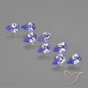 Shop natural 1.58ct Violet vif Tanzanite gems, En forme de poire, from Tanzanie at GemSelect. In stock, global shipping!