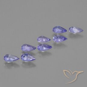 Shop natural 1.58ct Violet vif Tanzanite gems, En forme de poire, from Tanzanie at GemSelect. In stock, global shipping!
