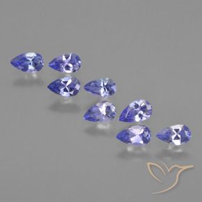 Shop natural 1.66ct Bleu violet intense Tanzanite gems, En forme de poire, from Tanzanie at GemSelect. In stock, global shipping!