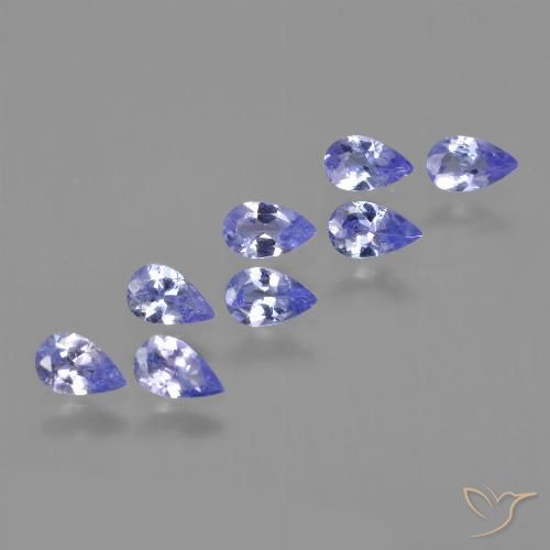 1.68ctw Naturel Bleu violet intense Tanzanite, En forme de poire, VS