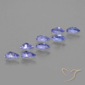 Shop natural 1.68ct Bleu violet intense Tanzanite gems, En forme de poire, from Tanzanie at GemSelect. In stock, global shipping!