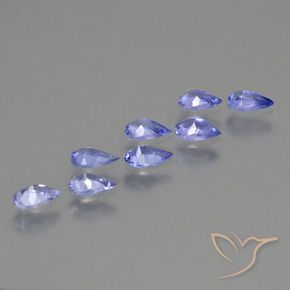 Shop natural 1.48ct Violet Bleu Tanzanite gems, En forme de poire, from Tanzanie at GemSelect. In stock, global shipping!