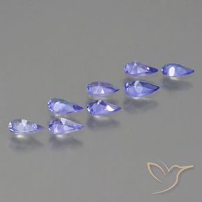 Shop natural 1.40ct Bleu violet intense Tanzanite gems, En forme de poire, from Tanzanie at GemSelect. In stock, global shipping!
