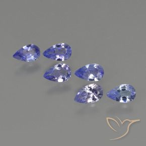 Shop natural 1.26ct Bleu violet intense Tanzanite gems, En forme de poire, from Tanzanie at GemSelect. In stock, global shipping!