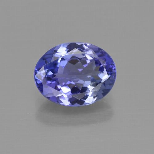 Tanzanite Violet Bleu naturelle Coupe ovale, 2.28 ct, VVS