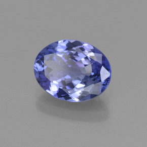 Tanzanite Violet Bleu naturelle Coupe ovale, 2.28 ct, VVS