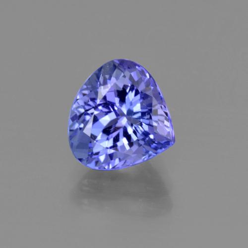 Tanzanite bleue naturelle en forme de poire, 2,28 ct, VVS