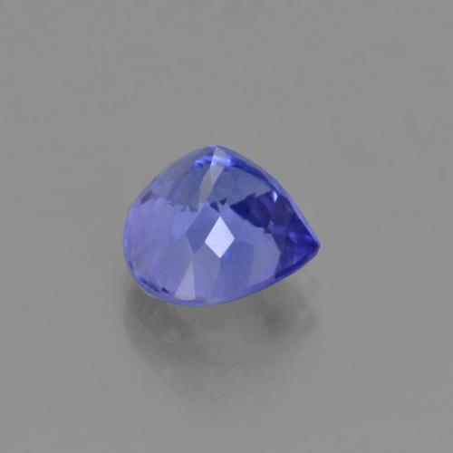Tanzanite bleue naturelle en forme de poire, 2,28 ct, VVS