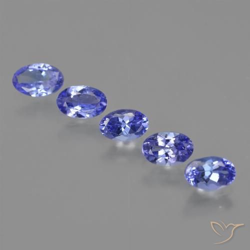 2.37ctw Naturel Bleu violet intense Tanzanite, ovale, VVS-VS