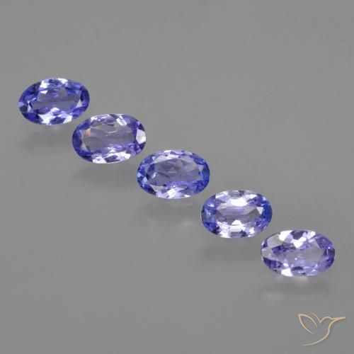 2.22ctw Naturel Bleu violet intense Tanzanite, ovale, VS