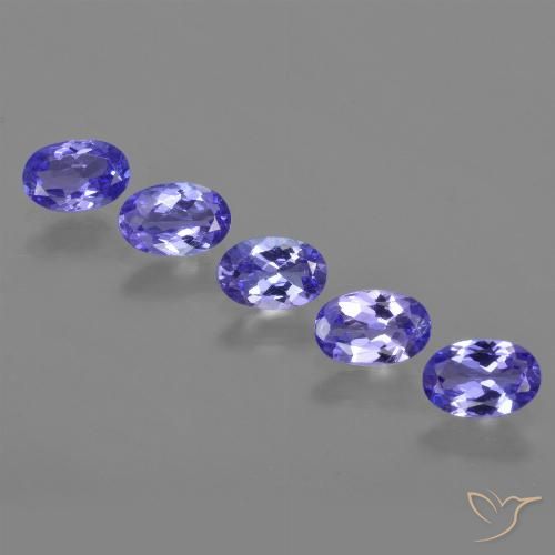 2.55ctw Naturel Violet Tanzanite, ovale, VVS-VS
