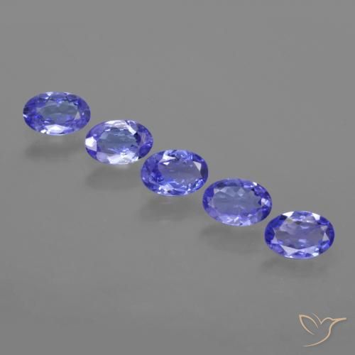 2.31ctw Naturel Bleu violet intense Tanzanite, ovale, VVS-VS