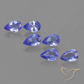 Shop natural 2.15ct Bleu violet intense Tanzanite gems, En forme de poire, from Tanzanie at GemSelect. In stock, global shipping!