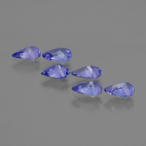 Achetez naturel 2,28ct bleue tanzanite gems, en forme de poire, en provenance tanzanie chez gemselect. en stock, livraison internationale!