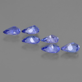 Achetez naturel 2,27ct bleue tanzanite gems, en forme de poire, en provenance tanzanie chez gemselect. en stock, livraison internationale!