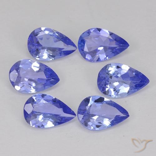 Achetez naturel 2,43ct bleue tanzanite gems, en forme de poire, en provenance tanzanie chez gemselect. en stock, livraison internationale!