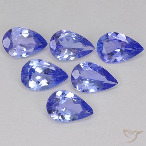 Achetez naturel 2,43ct bleue tanzanite gems, en forme de poire, en provenance tanzanie chez gemselect. en stock, livraison internationale!