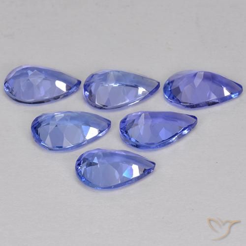 Achetez naturel 2,43ct bleue tanzanite gems, en forme de poire, en provenance tanzanie chez gemselect. en stock, livraison internationale!