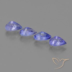 Shop natural 1.94ct Bleu violet intense Tanzanite gems, En forme de poire, from Tanzanie at GemSelect. In stock, global shipping!