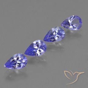 Shop natural 1.65ct Bleu violet intense Tanzanite gems, En forme de poire, from Tanzanie at GemSelect. In stock, global shipping!