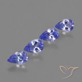 Shop natural 1.67ct Bleu violet intense Tanzanite gems, En forme de poire, from Tanzanie at GemSelect. In stock, global shipping!