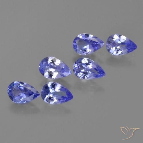 2.13ctw Naturel Bleu moyen Tanzanite, En forme de poire, VS