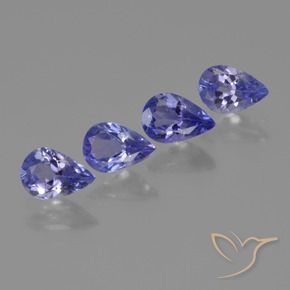 Shop natural 1.41ct Violet Bleu Tanzanite gems, En forme de poire, from Tanzanie at GemSelect. In stock, global shipping!