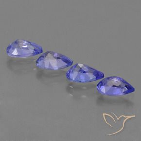 Shop natural 1.70ct Bleu violet intense Tanzanite gems, En forme de poire, from Tanzanie at GemSelect. In stock, global shipping!