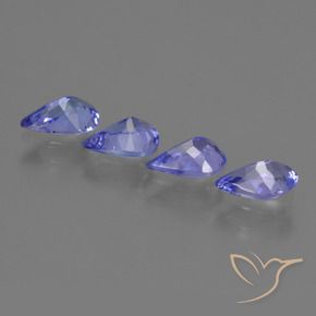 Shop natural 1.34ct Bleu violet intense Tanzanite gems, En forme de poire, from Tanzanie at GemSelect. In stock, global shipping!