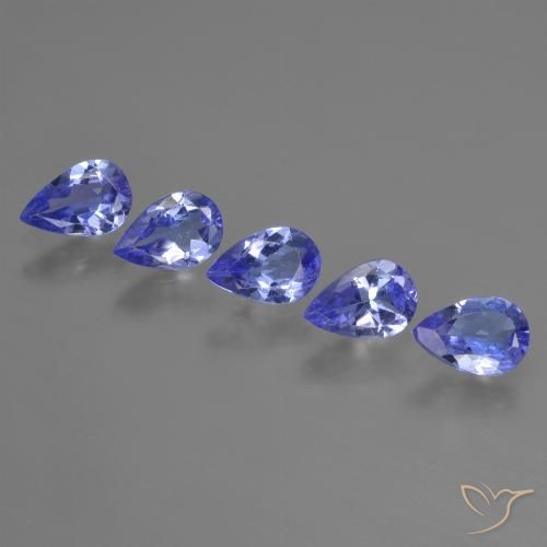 Achetez naturel 2.19ct Violet Bleu Tanzanite gems, En forme de poire, En provenance Tanzanie chez GemSelect. En stock, livraison internationale!