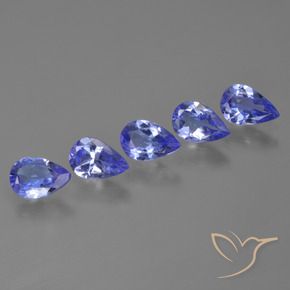 Achetez naturel 2.19ct Violet Bleu Tanzanite gems, En forme de poire, En provenance Tanzanie chez GemSelect. En stock, livraison internationale!