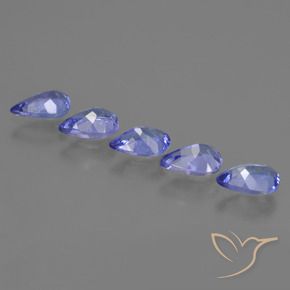 Achetez naturel 2.19ct Violet Bleu Tanzanite gems, En forme de poire, En provenance Tanzanie chez GemSelect. En stock, livraison internationale!