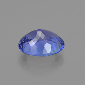 Tanzanite bleue naturelle coupe ovale, 1,95 ct, VVS