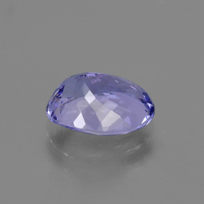 Tanzanite bleue naturelle coupe ovale, 2,43 ct, VS